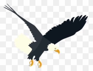 Bald Eagle Diving Flat - Cb Eagle Background Hd Png,Aguila Png