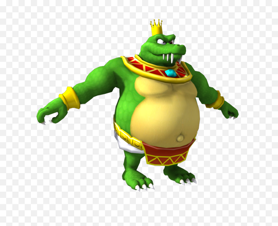 Donkey Kong Country - Mario Super Sluggers K Rool Png,King K Rool Png