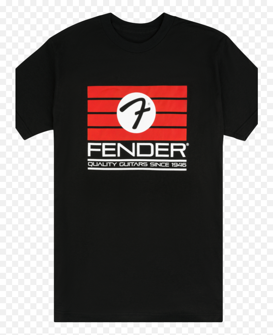 Fender Sci - Fi Tshirt Black L Fender Png,Fender Logo Font