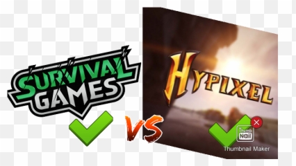 Survival Games Vs Hypixel Survivalgames - png