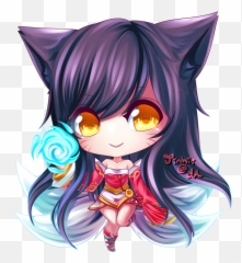 Download Clip Art Free Library Ahri - Ahri Chibi Png,Ahri Transparent