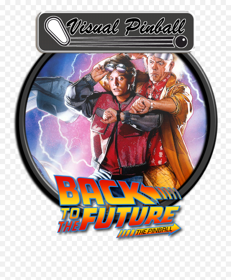 Data East - Marty Mcfly Doc Brown Png,Back To The Future Logo Transparent