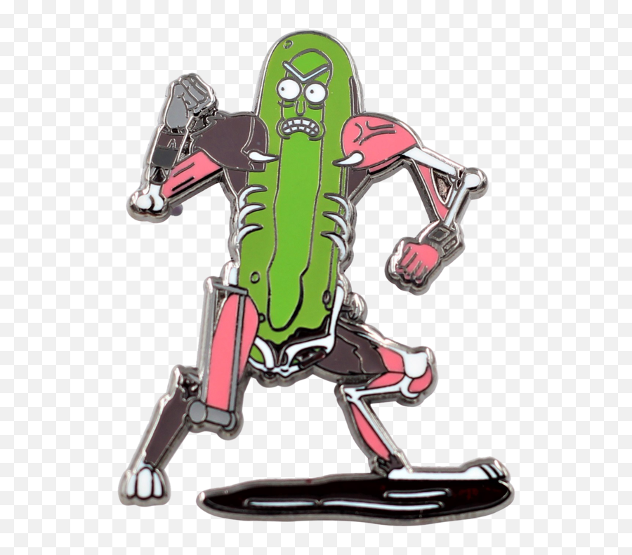 Cyborg Pickle Rick Pin - Rick Y Morty Pickle Rick Png,Pickle Rick Transparent