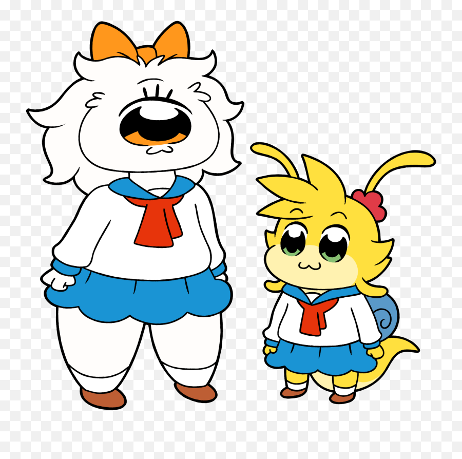 Pop Team Epic By Spice5400 - Fur Affinity Dot Net Fictional Character Png,Pop Team Epic Transparent