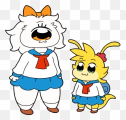 Pop Team Epic By Spice5400 - Fur Affinity Dot Net Fictional Character Png,Pop Team Epic Transparent