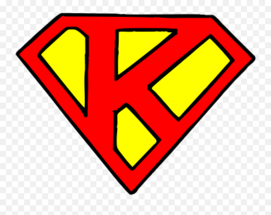 K Symbol Logos - Read Your Superpower Png,Superman Logo Template