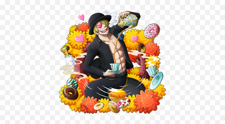 Big Mom One Piece Png Vector Black And Sanji
