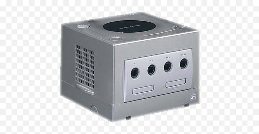 Download Nintendo Gamecube Silver - Electronics Png,Gamecube Png