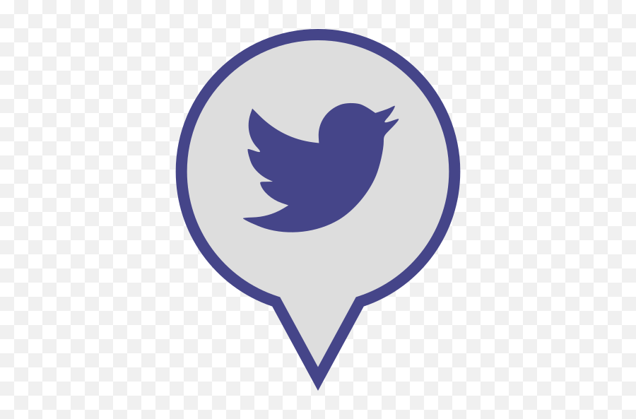 Twitter Social Media Pin Logo Free - Fb Twitter Png,Icon Of Twitter