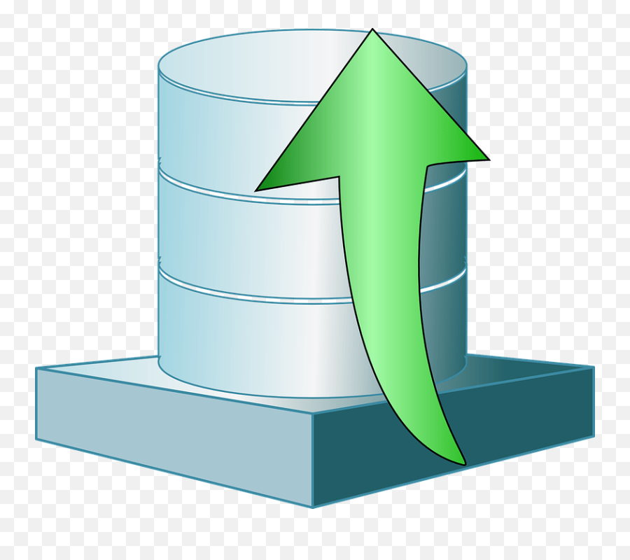 Server Clipart - Clip Art Library Database Up Png,Server Online Icon
