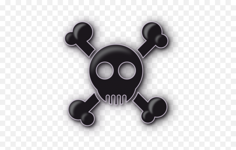 Skull And Crossbones Creepy Halloween Public Domain Png Icon Scull