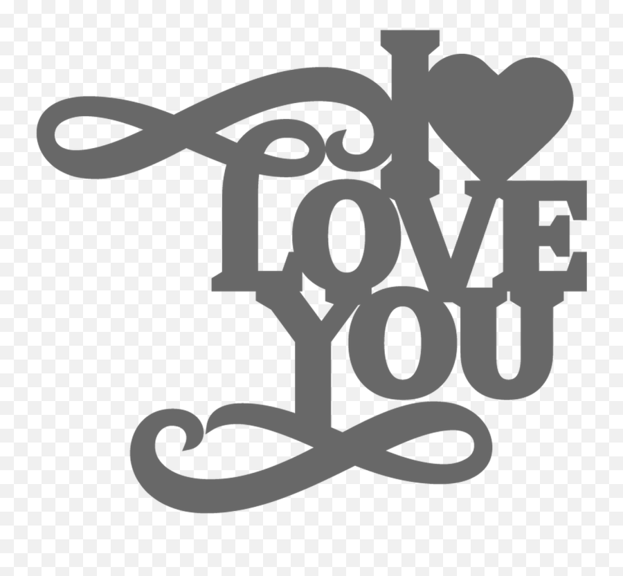 I Love You Svg - Svg Eps Png Dxf Cut Files For Cricut And Cake Topper Svg Free,I Love You Png