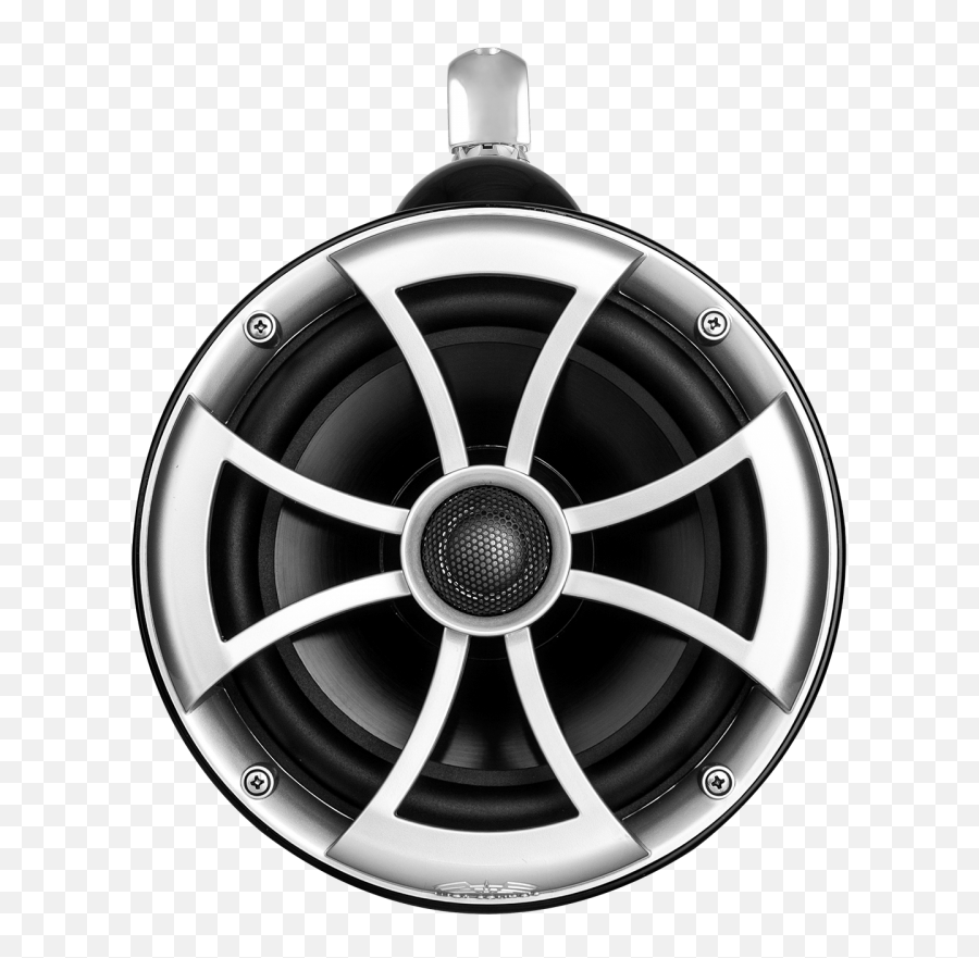 Wet Sound Icon Series 8 Inch Black Tower Speaker With Tc3 Swivel Clamps - Icon8bsc Wet Sounds Icon8 Icon Marine Tower Speakers With X Mount Kit Png,Sound Icon Transparent