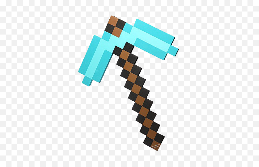 Download Real Life Pickaxe - Diamond Minecraft Pickaxe Png,Diamond Pickaxe Png