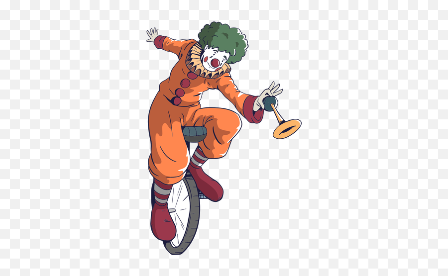 Clown Png Designs For T Shirt U0026 Merch - Animated Cute Clown On Penny Bike,Clown Icon Png