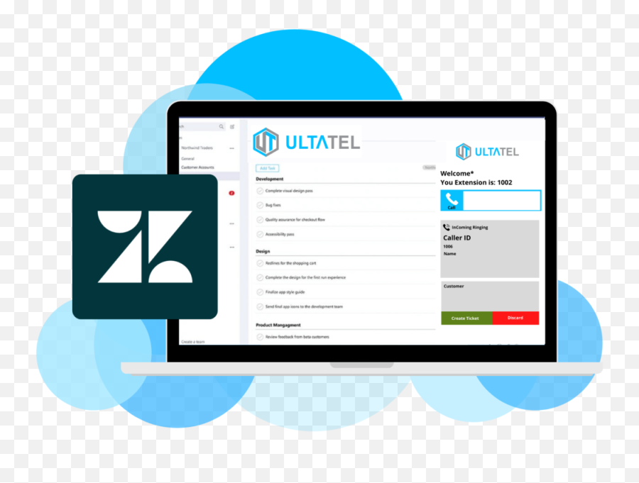 Zendesk Integration - Ultatel Technology Applications Png,Zendesk Icon