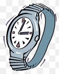 Blue Analog Clock Drawing Free Image Download - Watch png