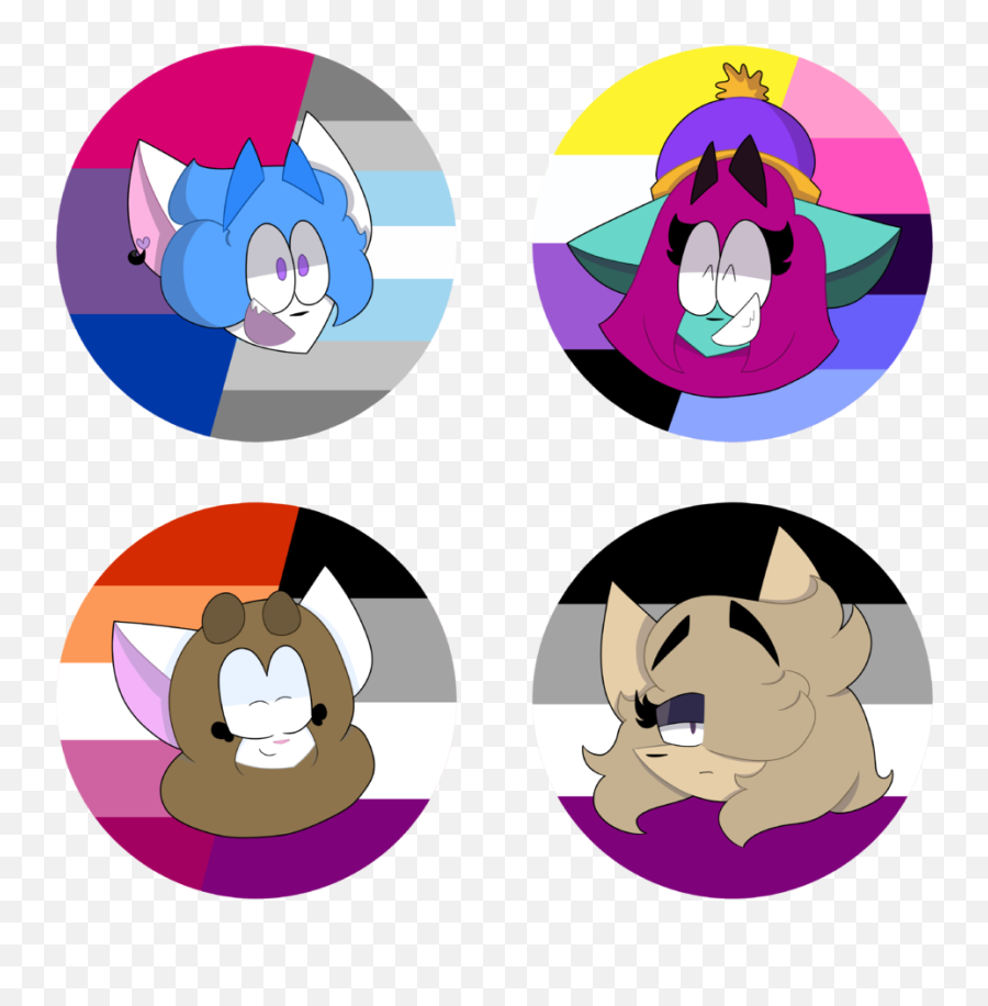 Final Frontier Pride Icons Main Forgetmeknots - Fictional Character Png,Bisexual Icon