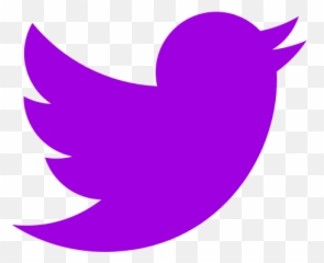 Purple Twitter Icon - Icono png