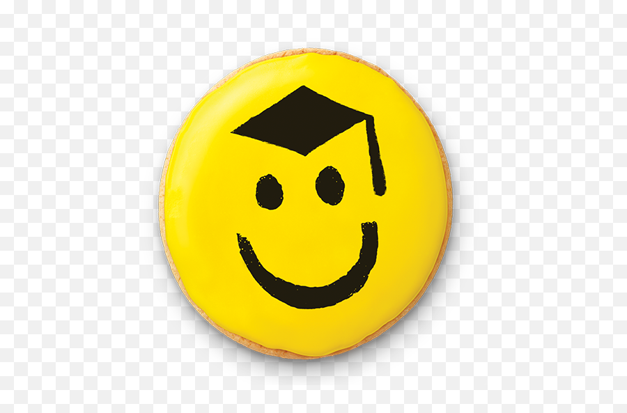Grad Hat Smile Cookies Dozen Box - Happy Png,Recipe Box Icon