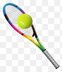 Tennis Racquet Transparent Background - Tennis Racket With Ball Png,Tennis Racquet Png