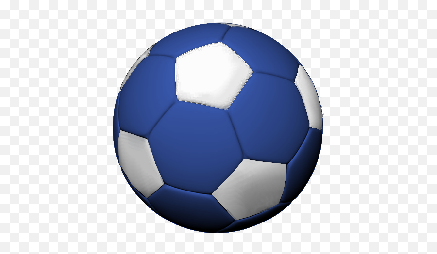 Blue Soccer Ball Png Free - Blue Soccer Ball Transparent Background,Soccer Ball Transparent Background