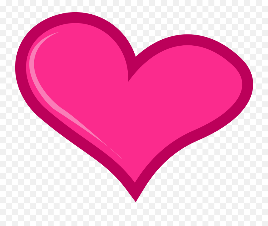 Heart Png Clipart Transparent Without - Heart,Pink Heart Transparent Background