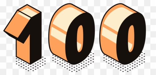 100 Number Png Images Transparent Background Play - Clip Art