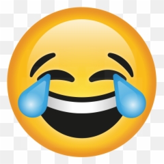 Transparent Crying Laughing Emoji Png - Face With Tears Of