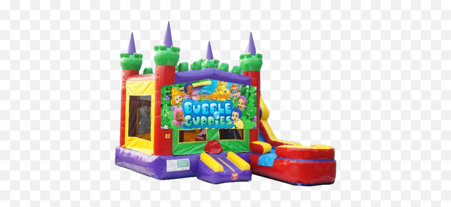 Bubble Guppies Royal Combo Bouncer World Sc Sumter - Inflatable Castle Png,Bubble Guppies Png