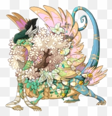 Good Dragons With Crackle Gene Dragon Share Flight Rising - Illustration Png,Abominable Snowman Png