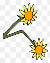 Sun Flowers Png Clip Arts For Web - free Wilting Cartoon