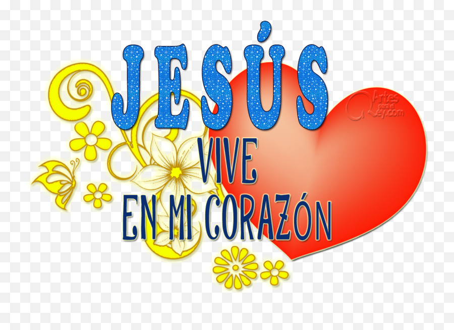 Download Hd Jesus En Mi Corazon Transparent Png Image - Mi Corazon Para Jesus,Corazon Png