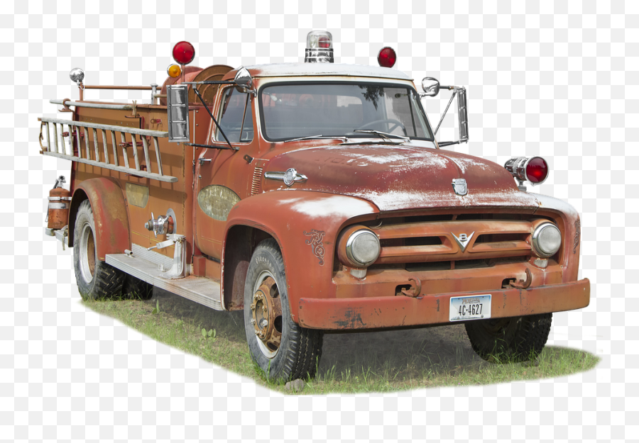 Ford V8 Fire Truck Free And - Free Image On Pixabay Fire Apparatus Png,Fire Truck Png