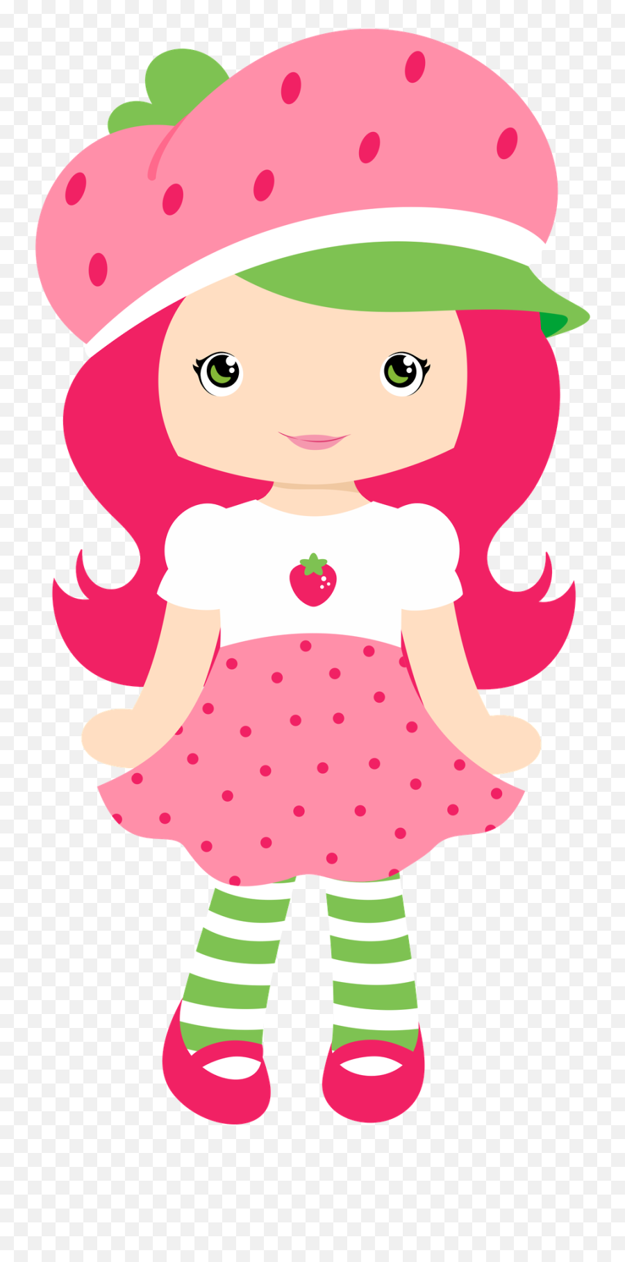 Strawberries Clipart House Transparent - Strawberry Shortcake Clipart Minus Png,Strawberry Shortcake Png