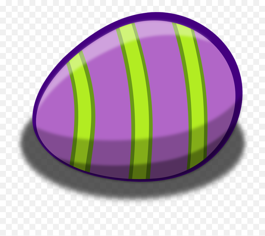 Ovo De Pascoa Vetor Png 1 Image - Easter Egg Clip Art,Striped Background Png
