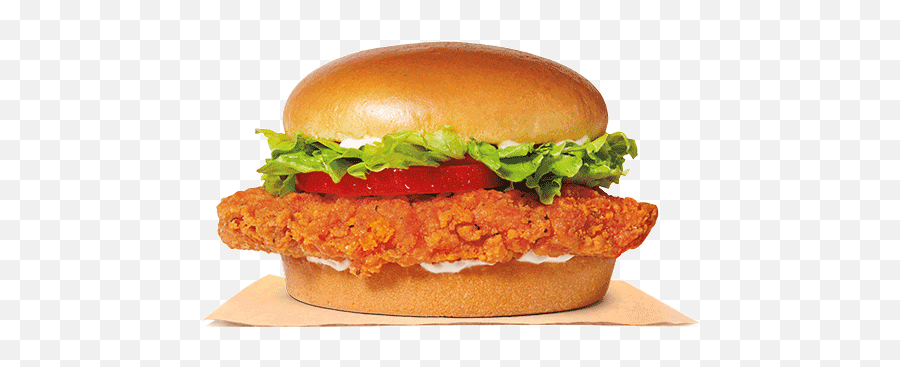Spicy Crispy Chicken Burger King - Spicy Crispy Chicken Sandwich Burger King Png,Burger King Crown Png
