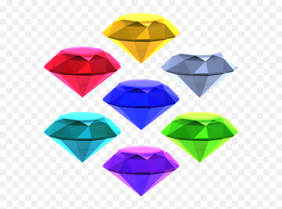 Chaos Emerald Png 3 Image - Sonic The Hedgehog Seven Chaos Emeralds,Chaos Emerald Png