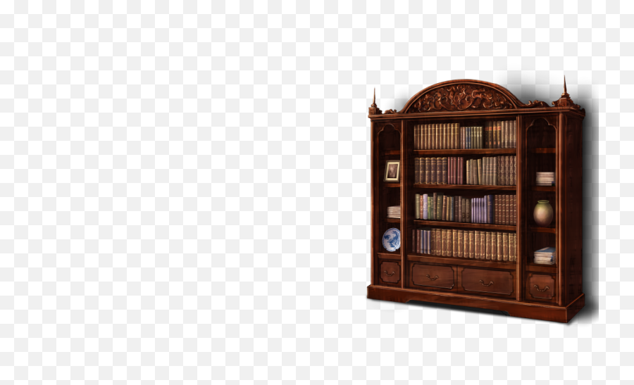 Bookshelf Png Image With No - Book Shelf Png Transparent,Bookshelf Png
