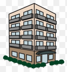 Office Building Silhouette Png Disaster Recovery As A - Clip Apartment Clipart,Office Building Png