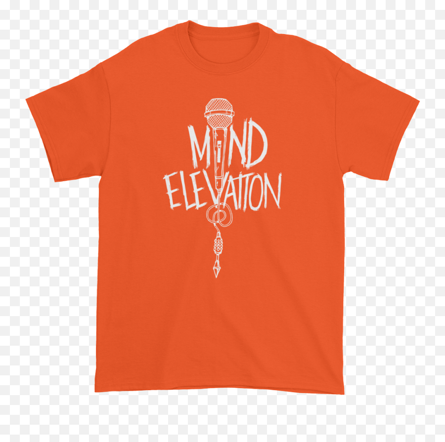 Mind Elevation Mic Logo - Unisex Colorsblack Navy Active Shirt Png,Mic Logo
