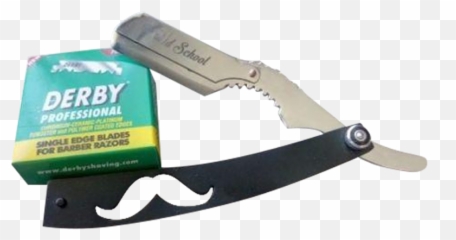 Straight Razor Shaving Kit - Derby Blades Png,Straight Razor Png
