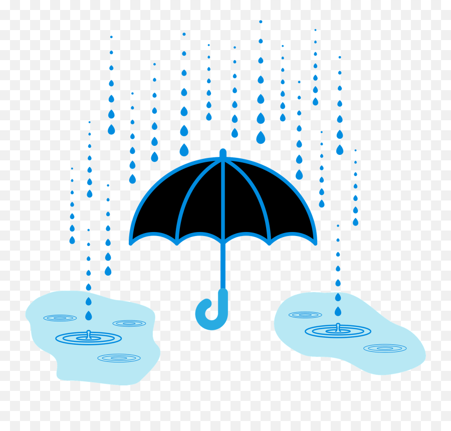 Rain Umbrella Puddle Clipart - Clipart Rain Umbrella Png,Puddle Png