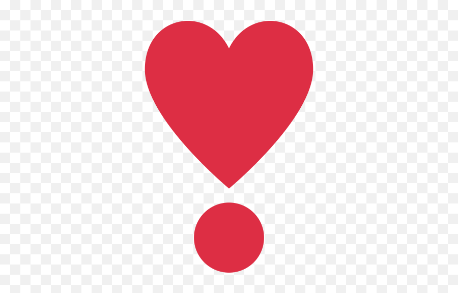 Heavy Heart Exclamation Emoji Meaning - Heart Png,Red Heart Emoji Png