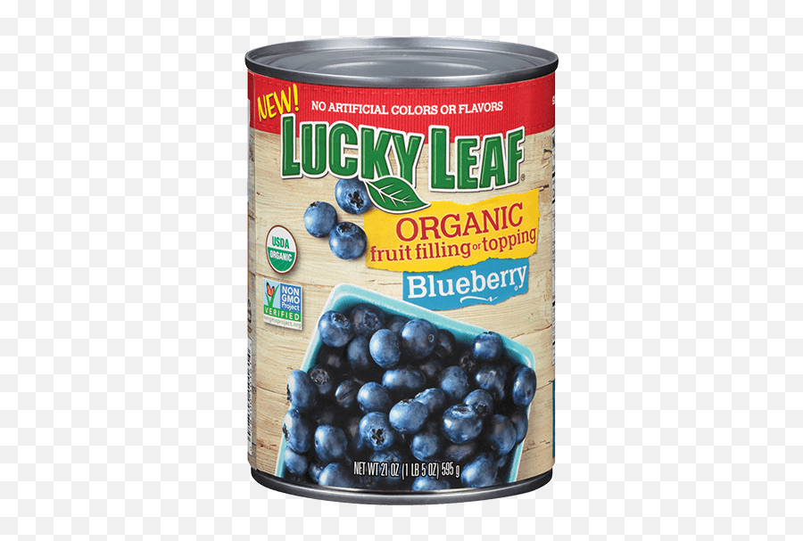 Organic Blueberry Fruit Filling - Lucky Leaf Blueberry Png,Blueberry Png