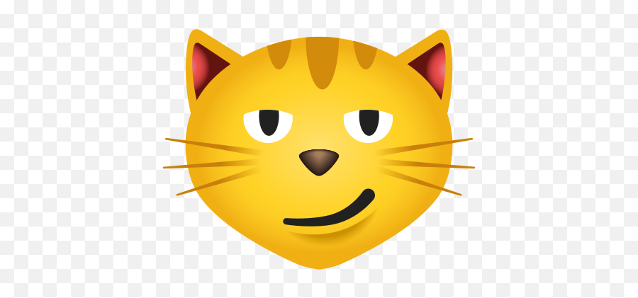 Cat With Wry Smile Icon - Free Download Png And Vector Happy,Cat Emoji Png