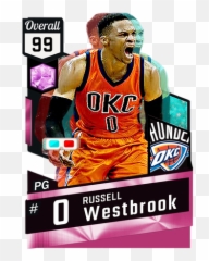 Russell Westbrook - Nba 2k17 Custom Card 2kmtcentral Dwight Howard 2k Card Png,Russell Westbrook Png