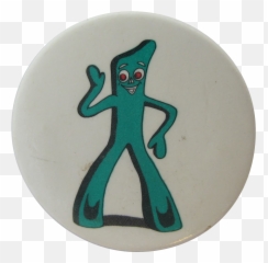 Gumby Busy Beaver Button Museum Buttons - Fictional Character Png,Gumby Png