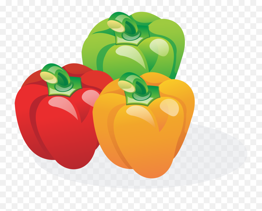 Green Bell Pepper Cartoon Transparent U0026 Png Clipart Free - Peppers Clipart,Red Pepper Png