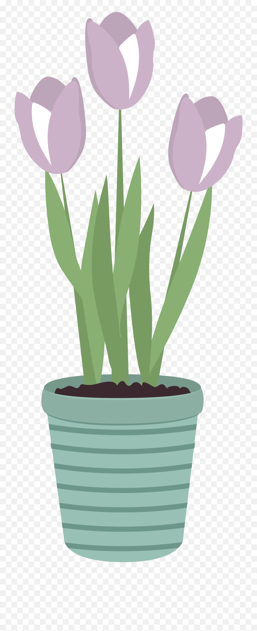 Free Flower Pot Png With Transparent Background - Flowerpot,Tulips Transparent Background